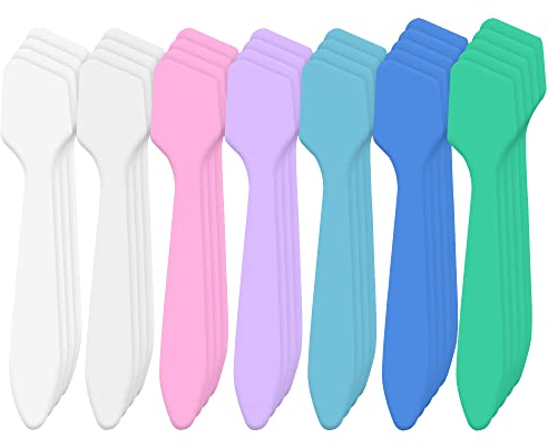 SOL 30pk Coloured Kids Glue Spreader Set – Non-Stick Plastic Spreaders for PVA Glue, Arts & Crafts Accessories, Paint, and Classroom Projects – Flexible, Easy-to-Clean Design for Precise Application