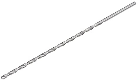 sourcing map Spiralbohrer Schnellarbeitsstahl Extra Lange Bohrer Ersatz 5,5 x 250 mm
