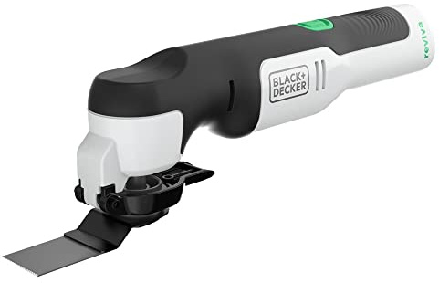 BLACK+DECKER Reviva - Multiherramienta de 12 V máximo, oscilante, cambio rápido de hoja para necesidades de múltiples herramientas, inalámbrica (REVCOM12C)