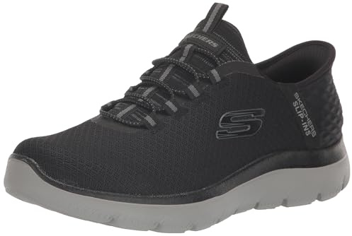 Skechers Summits High Range Herren Sneakers , Black Charcoal, 44 EU