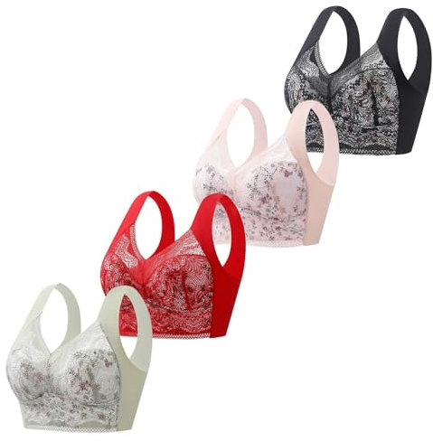 TYUIOP Women's Adhesive Bras Seamless Bra Tank Add 2 Cup Sizes Bra Strapless Bras for Bigger Bust 34Gg Padded Bralette Lace Bandeau Bra Bras for Women Plus Size Apparel Bras for