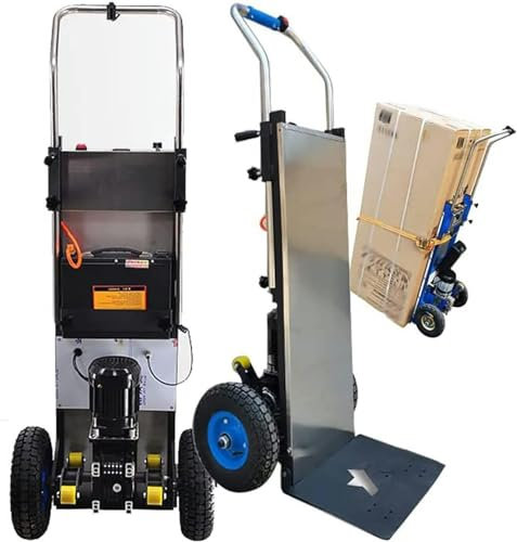 Carrello saliscale elettrico a mano da 1200 W, carico di 400 kg - può fare le scale e scendere, economico e conveniente, (48 V/36 Ah), un buon aiuto per i viaggi in famiglia