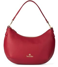 Braccialini Borsa Donna Firmata Beth a Spalla Mezzaluna con Pochette