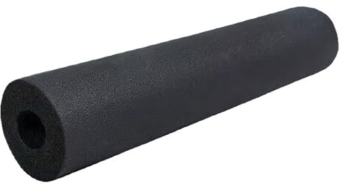 Round Tube Lagging Pipe Insulation Foam Tube ID 22/25/27/32/43/48/60/76/89/108.0 mm Outdoor Water Tubing Insulation Foam Tubing Cover for Protecting Pipes(ID 27.0 mm)