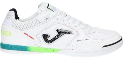 Joma Top Flex 2502 IN TOPS2502IN, Men Indoor Football Trainers, White, 42 EU