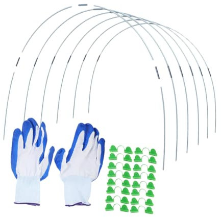 FONDOTIN Tunnel di Coltivazione File in Cerchi da Giardino Telaio di Supporto Ad per Coltivazione Protezione delle Piante dal Freddo e Sole Intenso per e Mini