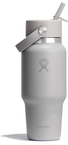 Hydro Flask 24 OZ Wide Flex Straw Travel Bottle Tonal Birch