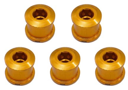 YAOGUI 5pcs Singolo Corona Bulloni Mountain Biciclette Corona Bulloni Singola Velocità Chainwheel Viti Accessori Ciclismo Bulloni Corona Bici