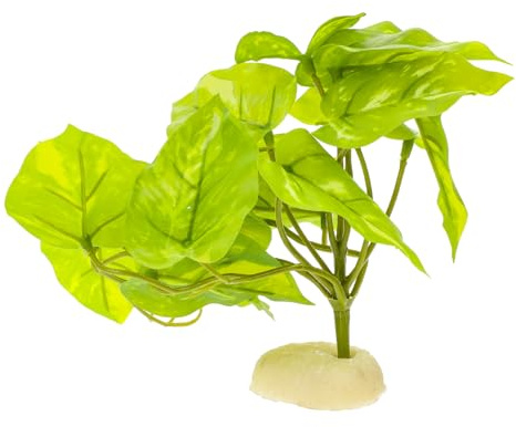 BESTonZON Plante Artificielle Terrarium Simulée Décor Reptile Aquarium Ornement Végétal Faux Réaliste pour Habitat Serpent Tortue et Aquarium Maison