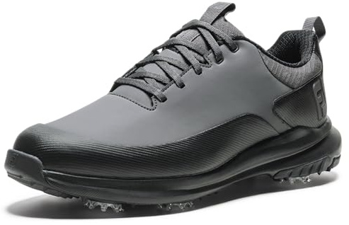 FootJoy Men's Tour Rival Golf Shoe, Charcoal/Grey/Black, 9 UK Medium