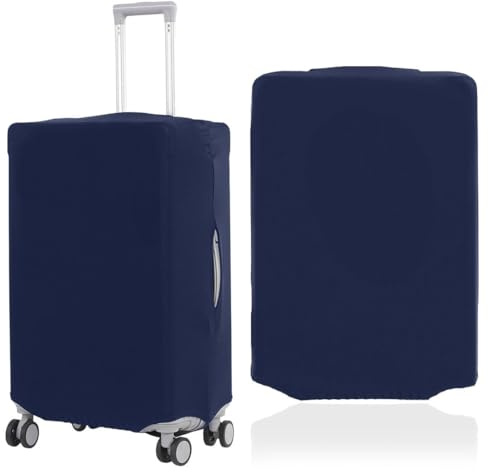 COYUN 1 Pcs KofferschutzhüLle KofferhüLle Elastische Kofferschutz,KofferüBerzug SchutzhüLle SchonbezüGe,Luggage Cover für Koffer Waschbar Suitcase Cover Kratzfest Kofferbezug Schutzhülle(S,Marineblau)