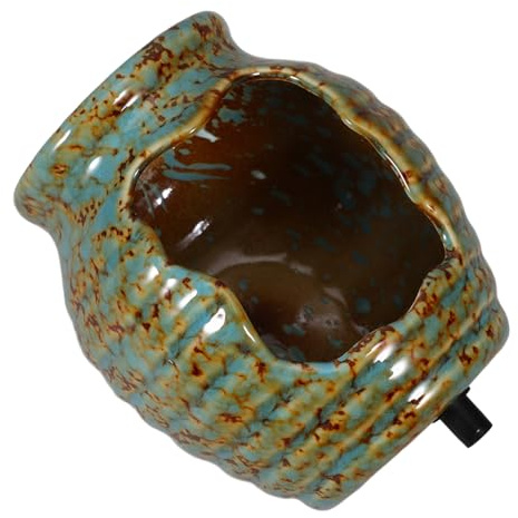 HOODANCOS Fontaine Pot Céramique Circulation Eau Décorative pour Jardin et Intérieur Jarre Amphore Cascade Paisible pour Bassin Extérieur et Salon
