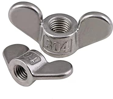 Tuercas de mariposa de acero inoxidable, Tuercas de mariposa métricas acero inoxidable A2/304, tuerca apriete manual, varios tamaños(3pcs,M16)