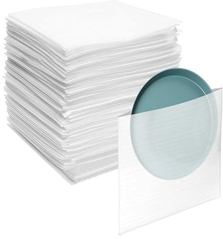 100PCS Demenagement Feuilles Papier bulle pour Cartons Déménagement Vaisselle, Plats, Assiettes, Verres Emballage