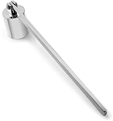 NeeyBing Candle Snuff Snuffers,Fire Extinguisher Home Bell Shaped Stainless Steel Flamer Long Handle Put Out Fire Wick