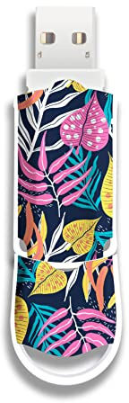 Integral 128GB XPression USB 3.2 Drive in Leaf Design – Vibrant and Elegant Memory Stick Pen Drive, External Storage for Work, Study and Leisure
