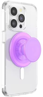 PopSockets Handy-Grip für MagSafe, Magnetischer Halter, Handyständer, Pink - Opalescent Pink