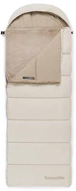 Naturehike Beheizter Schlafsack, Winterschlafsäcke, Camping-Schlafsäcke, tragbar, leicht, für alle Jahreszeiten, zum Wandern, Camping, Rucksackreisen (normal links, braun)