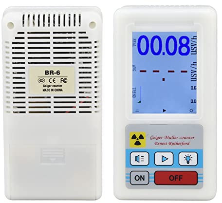 Geigerzähler BR‑ 6, radioaktiver Detektor, multifunktional, leicht lesbar, für nukleare Strahlung, elektromagnetische Strahlung