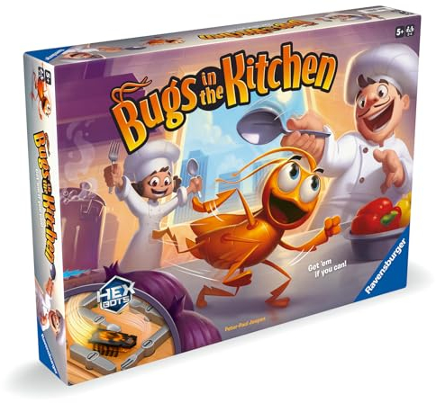 Ravensburger Bugs in The Kitchen Board Game for Kids Age 5 Years and Up - 2 to 4 Players - 2024 Edition