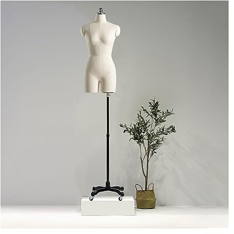 Weibliche Schneiderpuppe, weibliche Schaufensterpuppe, Kleiderkörper, Schneiderpuppe, Torso, Halbkörper, geteiltes Bein, Schaufensterpuppentorso mit verstellbarem, beweg
