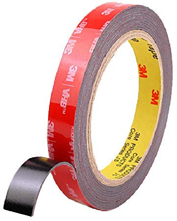 3M VHB 5952 Double Sided Tape, Heavy Duty Mounting Tape for Auto, Home and Ofiice. (1/2in * 15.6ft)