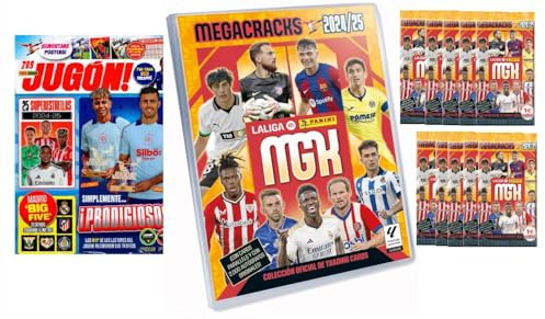 Megacracks 2024 2025 (1 Archivador + 10 sobres + Revista Jugón)
