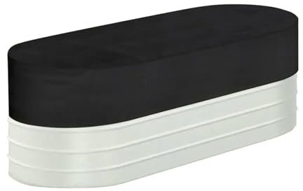 IUVYTA Ground Pool Covers Heavy Duty Pool Covers Ground Pools Cover Waterproof Tear Resistant Thicken 420D Oxford Fabric for Pools(8FT)