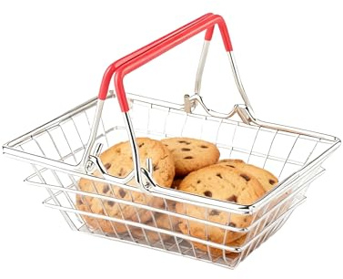 YRTUOP Doll Shopping Cart | Doll House Decoration - Supermarket Handcart Trolley,for Kids Girls Collectors Fairy Gardens Pretend Play Architectural Model Making