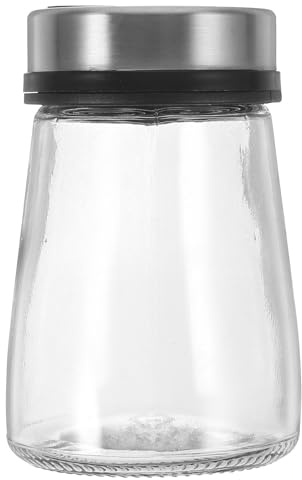 GALPADA Dispenser per Sale e Pepe in Acciaio Inossidabile 180Ml Foro Regolabile Saliera e Pepiera Multiuso per Cucina Barbecue e Campeggio Contenitore Leggero e Resistente per Spezie e