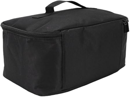 Ejoyous Vaxvärmare Resväska Nylonvaxningssatsväska med Avtagbara Avdelare Mesh-lock 11,81 X 7,87 X 5,51 Tum Bärbart Förvaringsfodral för Estetiker Hemmabruk