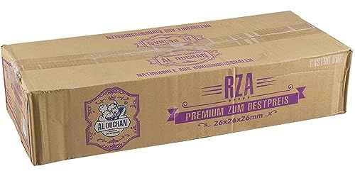 Al Duchan RZA Shisha Kohle 10 kg Naturkohle 26x26x26mm