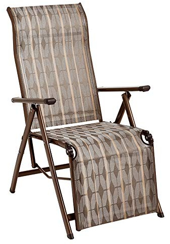 FUFU Deckchairs Outdoor Zero Gravity Recliner Stuhl, Wicker Rattan Patio Faltende Lounge Sessel Liegestuhl, Outdoor Faltpool Strand Camping Rasenstuhl für Innenbüro Sonnenbaden Deck, Grau Klappbar