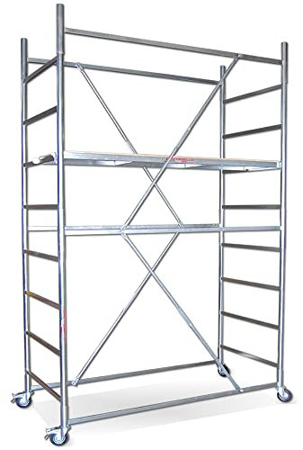 Trabattello con mezzo piano per lavorare a 3,86 M | Modello TRIS