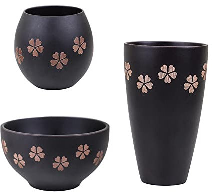 Pmandgk Bol japonais en bois pour salade - Bol à laques - Bol à en bois - Grand bol à ventre