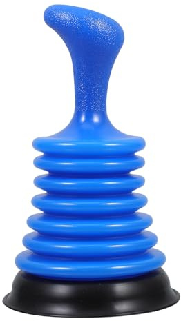 Kleiner Pömpelbecher für Abfluss und Badewanne, Schnell | Abs in Blau, Tragbar und Leicht zu Reinigen, Vielseitig für Dusche, Wohnmobil und Alltagseinsatz