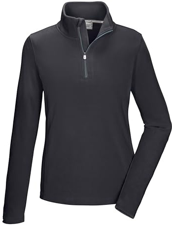 Killtec Damen Ksw 101 Wmn FLC Shrt Fleeceshirt mit Stehkragen und Reißverschluss (1er Pack)