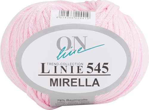 ONline Wolle Mirella Linie 545 Strickwolle 50g 120m Nadelstärke 4,5 bis 5,5 für Pullover Größe 38 650g Farbe 04