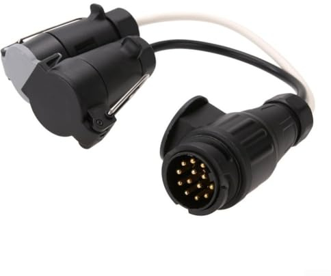 Adaptador del remolque de 7Pin 12V para el remolque semi del remolque, Pin 13 al convertidor del zócalo del Pin 7