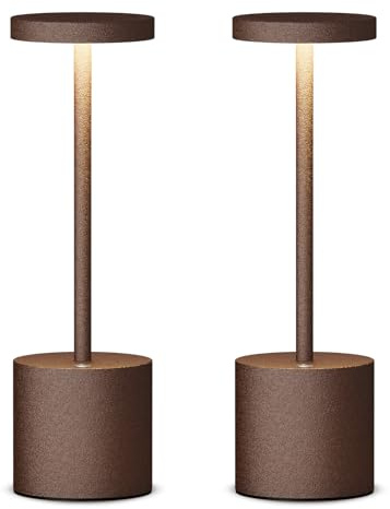 Cordless Table Lamp Rechargeable,Battery Powered LED Outdoor Table Light