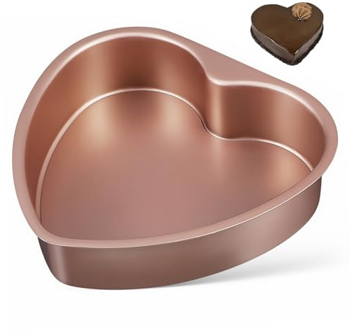VERDANVERSE Teglia per Torte in Acciaio Spesso con Base Rimovibile Stampo per Dolci Forma per Cake Brownies e Mousse per Anniversari e