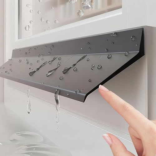 Machtiging Barra autoadesiva per finestre, barriera impermeabile per davanzale, in gomma, impermeabile, blocca le intrusioni d'acqua, universale, per finestre, porte, auto
