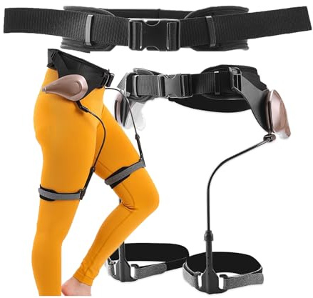 GERAZAHO Exoesqueleto Caminar, Andador de rehabilitación con Tres Niveles Ajustables, Asistencia para Caminar hasta el 50%, fácil de Usar, para Personas Mayores y discapacitadas Left+Right