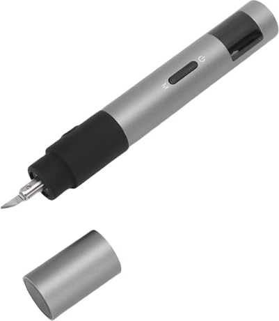 ciciglow Coltello da Taglio Ad Ultrasuoni 40kHz, Taglierina Ad Ultrasuoni Wireless Regolabile a 3 velocità, Utensile da Taglio Artigianale Portatile per la Stampa 3D in Pelle Artigianale (FS-S1)