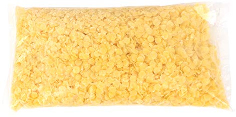 Cera d'Api Naturale Pura Giallo Bianca 500g, Grado Alimentare Cosmetico - Versatile per Bellezza, Prodotti per la Pelle, Lavori Fatti a Mano (Gialla)
