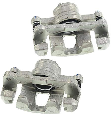 Frankberg 2x Bremssattel Bremszange Vorne Links Rechts mit Halter (Lochabstand Halterung 140mm) Kompatibel mit Matiz M200 M250 Matiz M100 M150 Spark Replace# 96288627