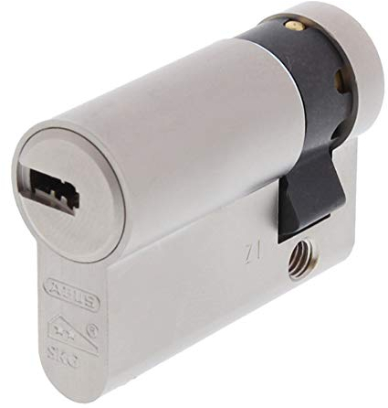 ToniTec Set aus ABUS Türschloss Halbzylinder Schließzylinder Nachmachen EC660 ECK660 Nachfertigung nach CODE 10/30 mm ohne Schlüssel