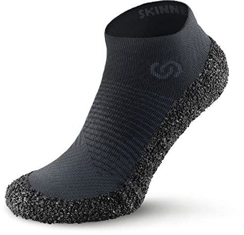 Skinners 2.0 Anthracite | Scarpe Barefoot Minimalista Aperte per Uomo e Donna | Calzature ultraleggere Leggere e Traspiranti