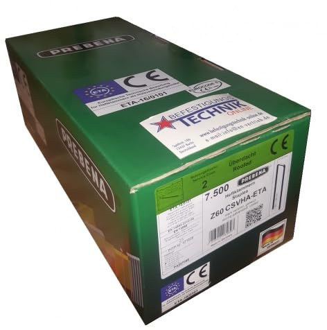 Prebena Klammern Z 60mm CSVHA ETA verzinkt passend für 5C-Z75 Haubold KG 700 Tjep PQZ KL-57 7,5M