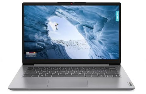 Lenovo IdeaPad 1 14IAU7 14 Full HD Laptop, Intel Core i3-1215U 1.2GHz, 8GB RAM, 256GB SSD, Windows 11 Home S Mode, Cloud Gray